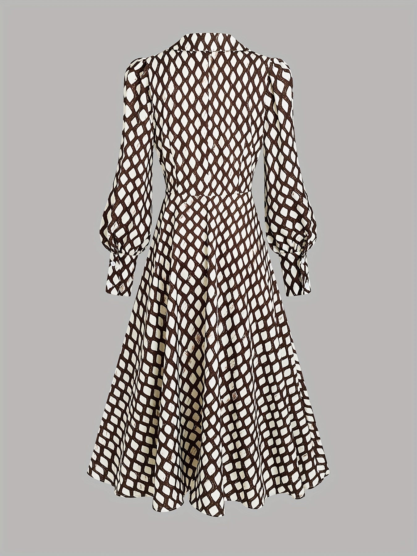 Izarah | Rhombus Print Dress
