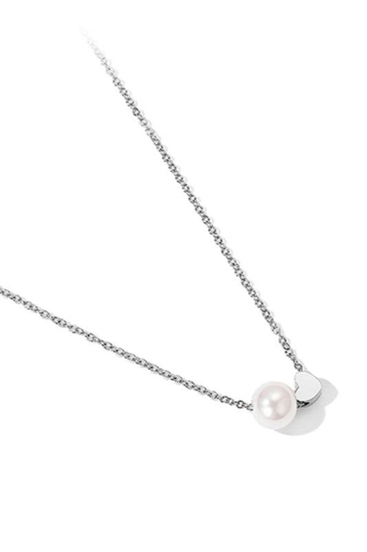Sweet Heart Pearl Necklace