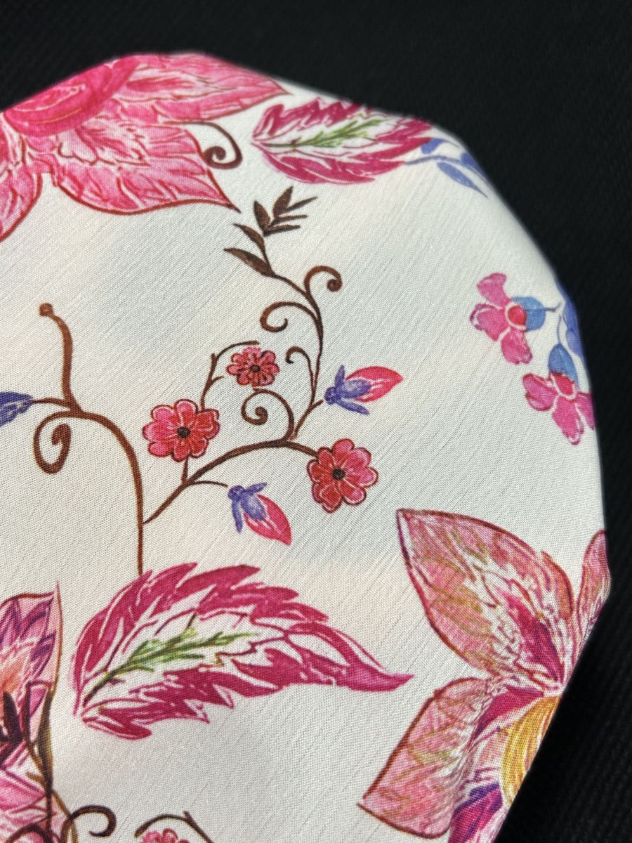 Floral Print V-Neck Long Sleeve Shirt