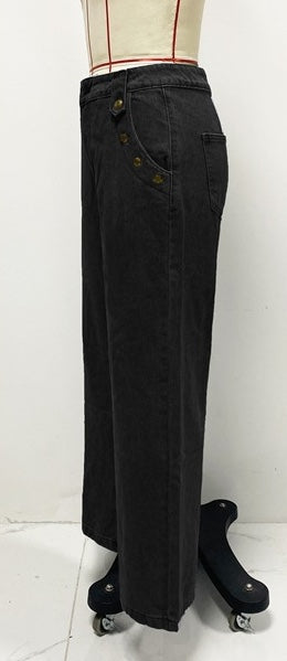 Frenzy Denim Co ord - Black