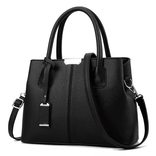 Maison Structured Leather Tote Bag | Dual Carry Design