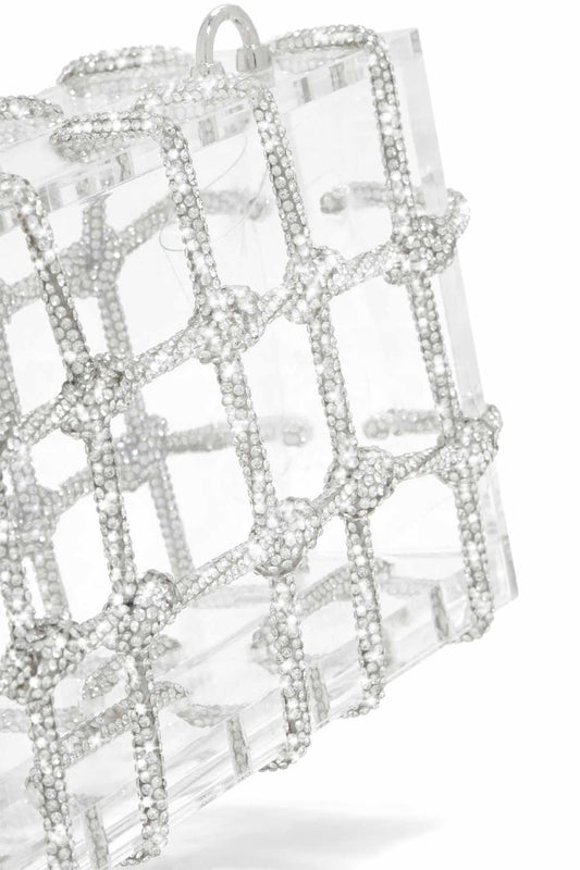 Rhinestone Clear Shoulder Bag