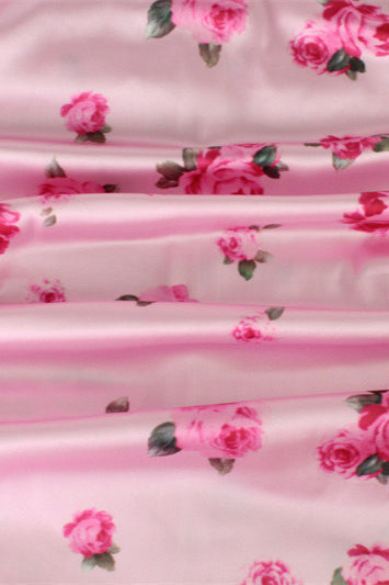 Slim Spaghetti Strap Maxi Floral Dress