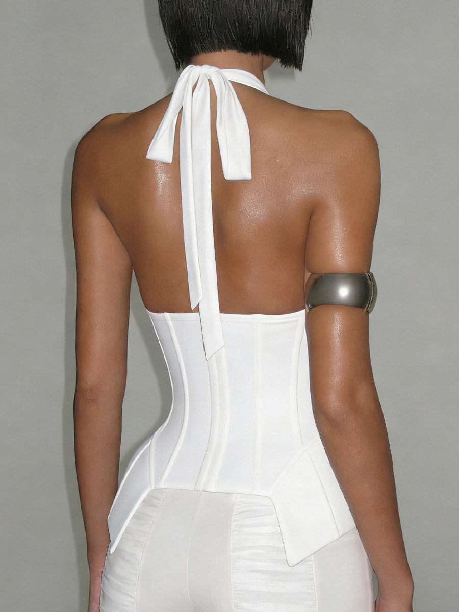 Corset Tops Purple Corset Tops Sexy Slim Fit Lace Up Lace-up Tops