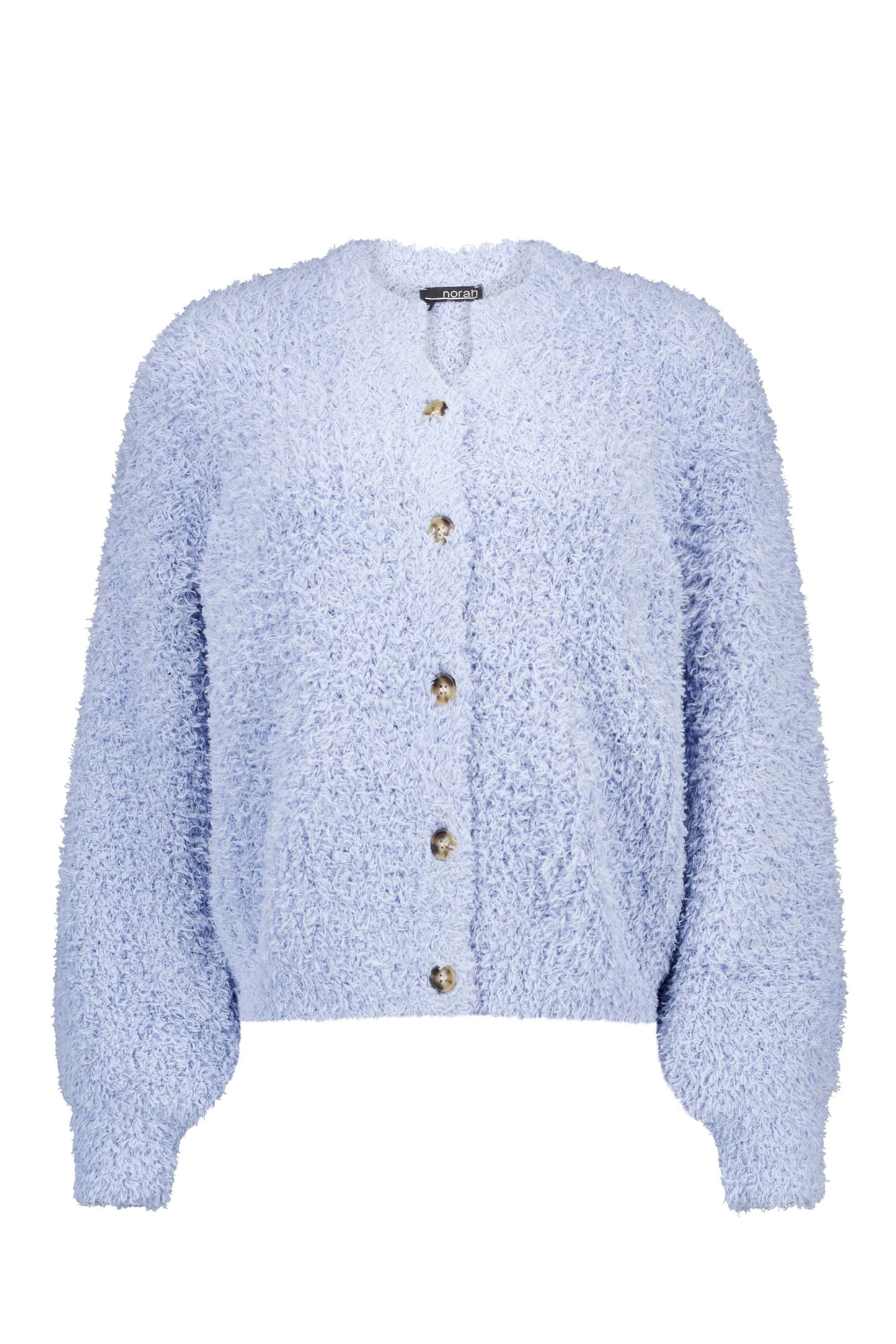 Bouclé Knit Cardigan | Button Front | Soft Texture | Cropped Silhouette