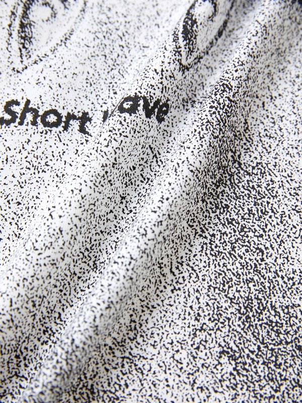 Cat Print Short Sleeve Tee