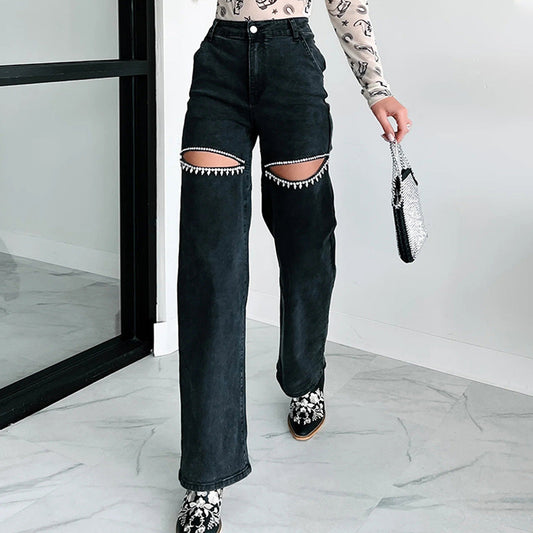 Denim Dazzle Jeans - Black