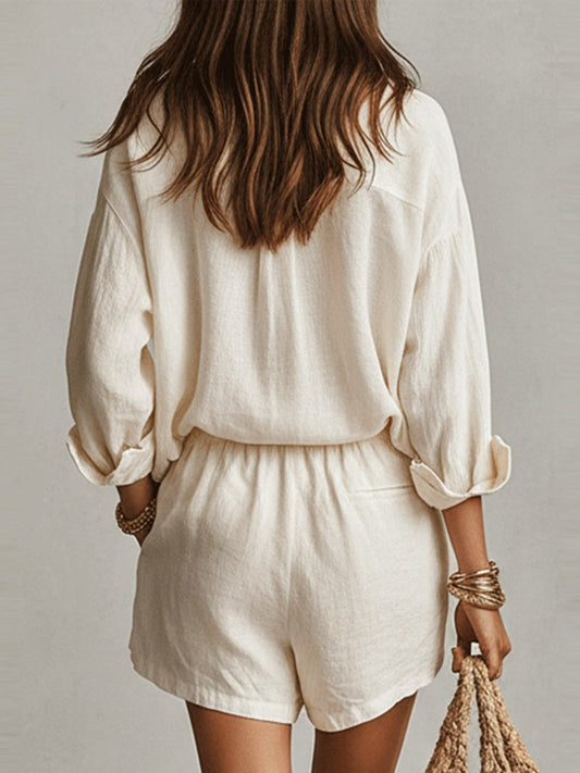 Lazy Style Shirts Shorts Set 2-piece Sets