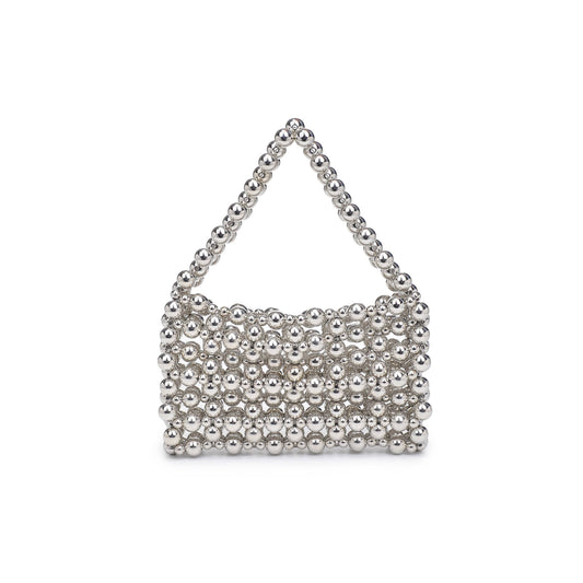 Silver Bubble Evening Bag