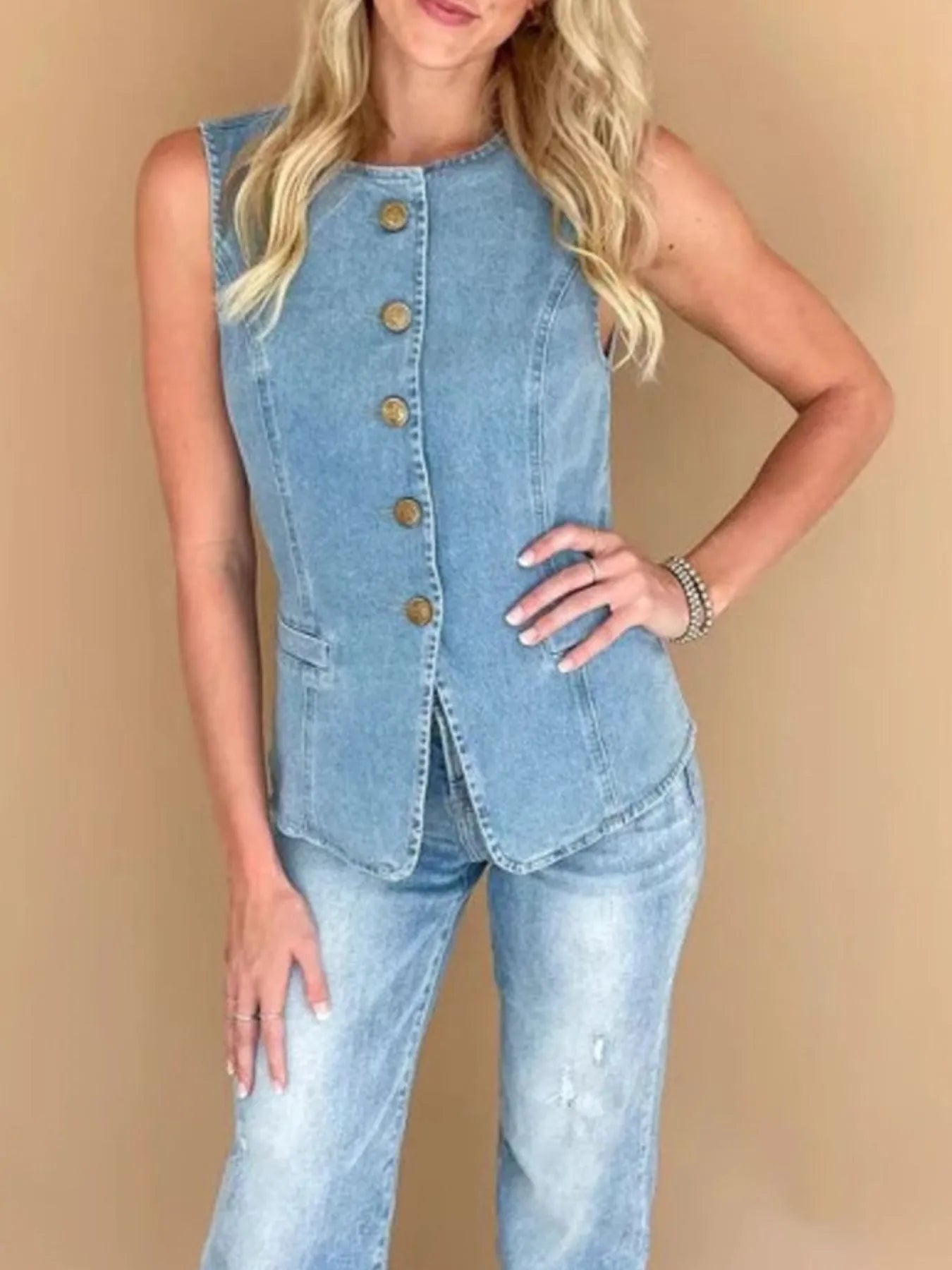 Cora Denim Vest