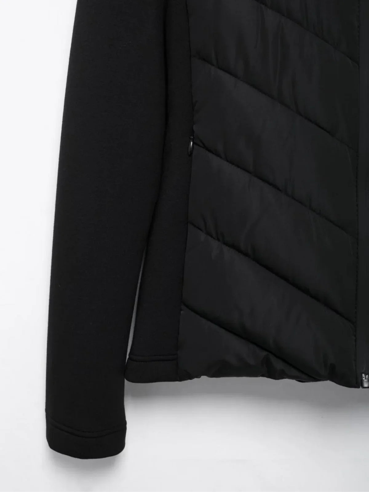 Cotton Padded Coat With Stand Up Collar For Casual Wear