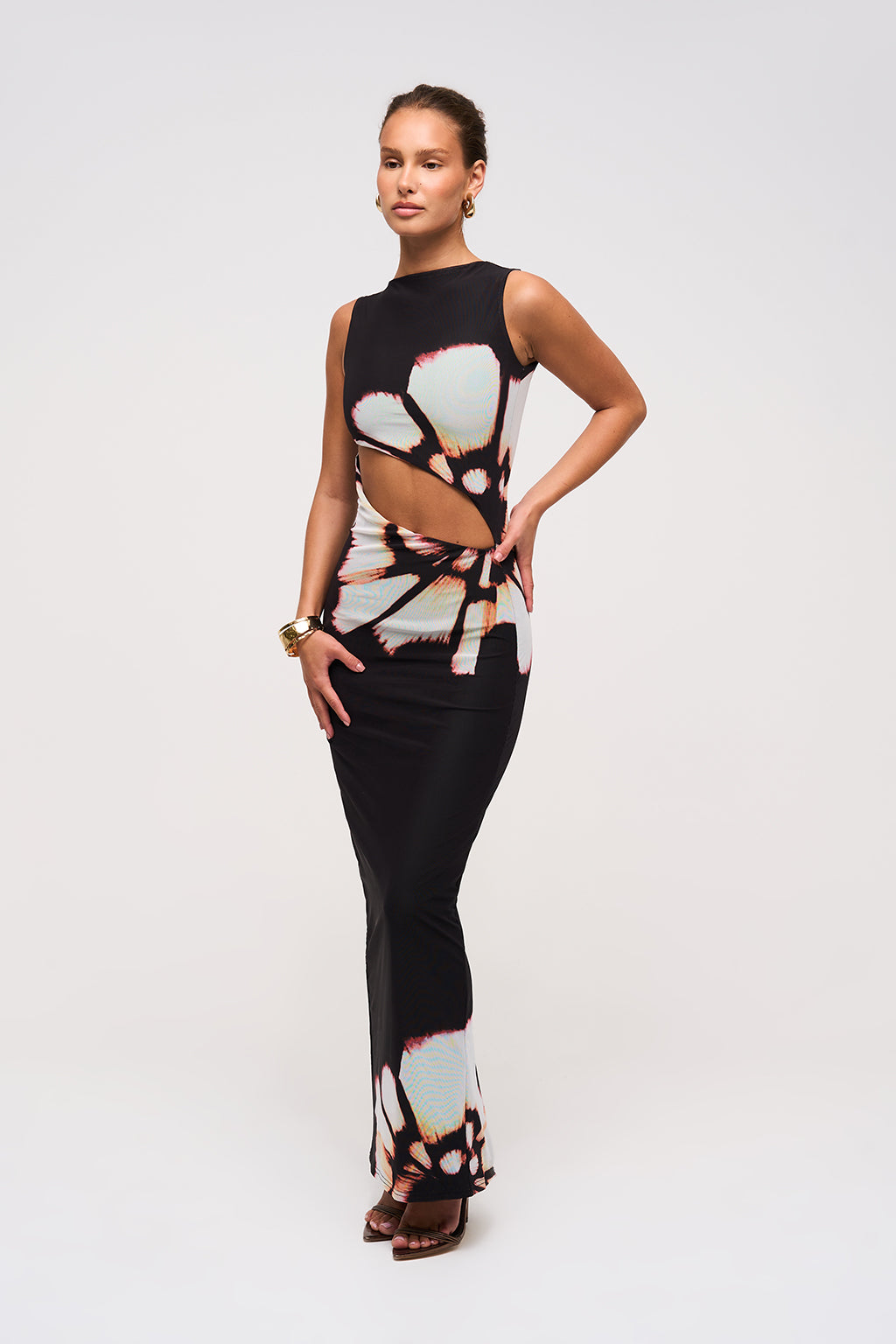 Eclipse Mirage Cutout Maxi Dress