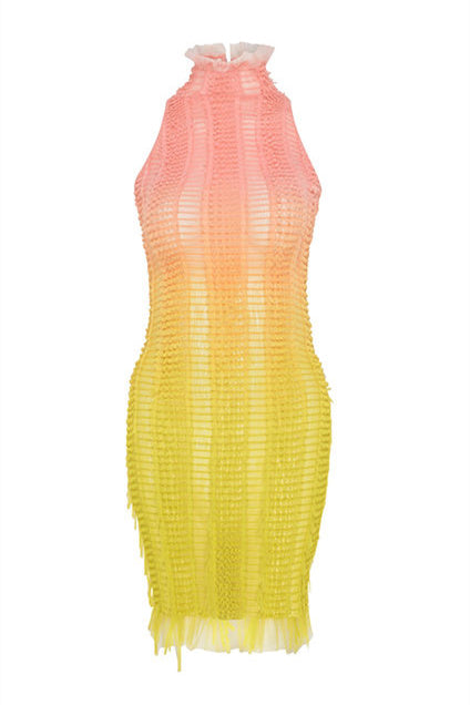 Beverly Ruched Halter Neck Mini Dress