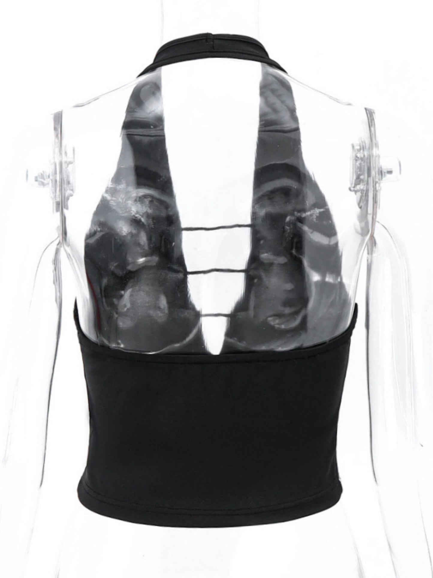 Hollow Out Neckband Straps Backless Tank Tops