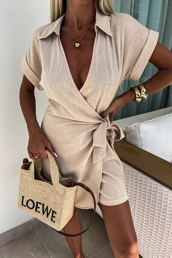 Symi Romper - Apricot