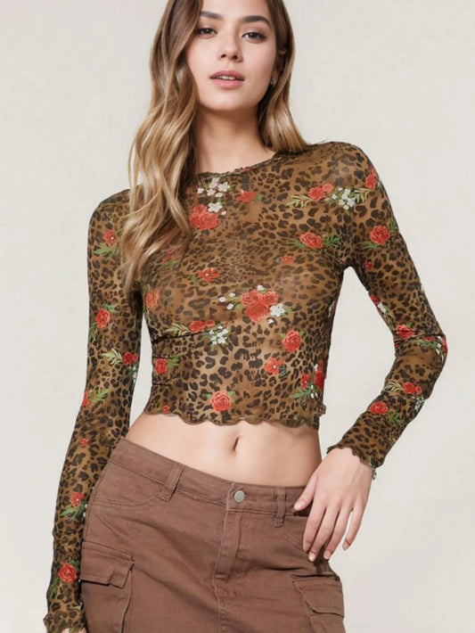 Roma Mesh Top