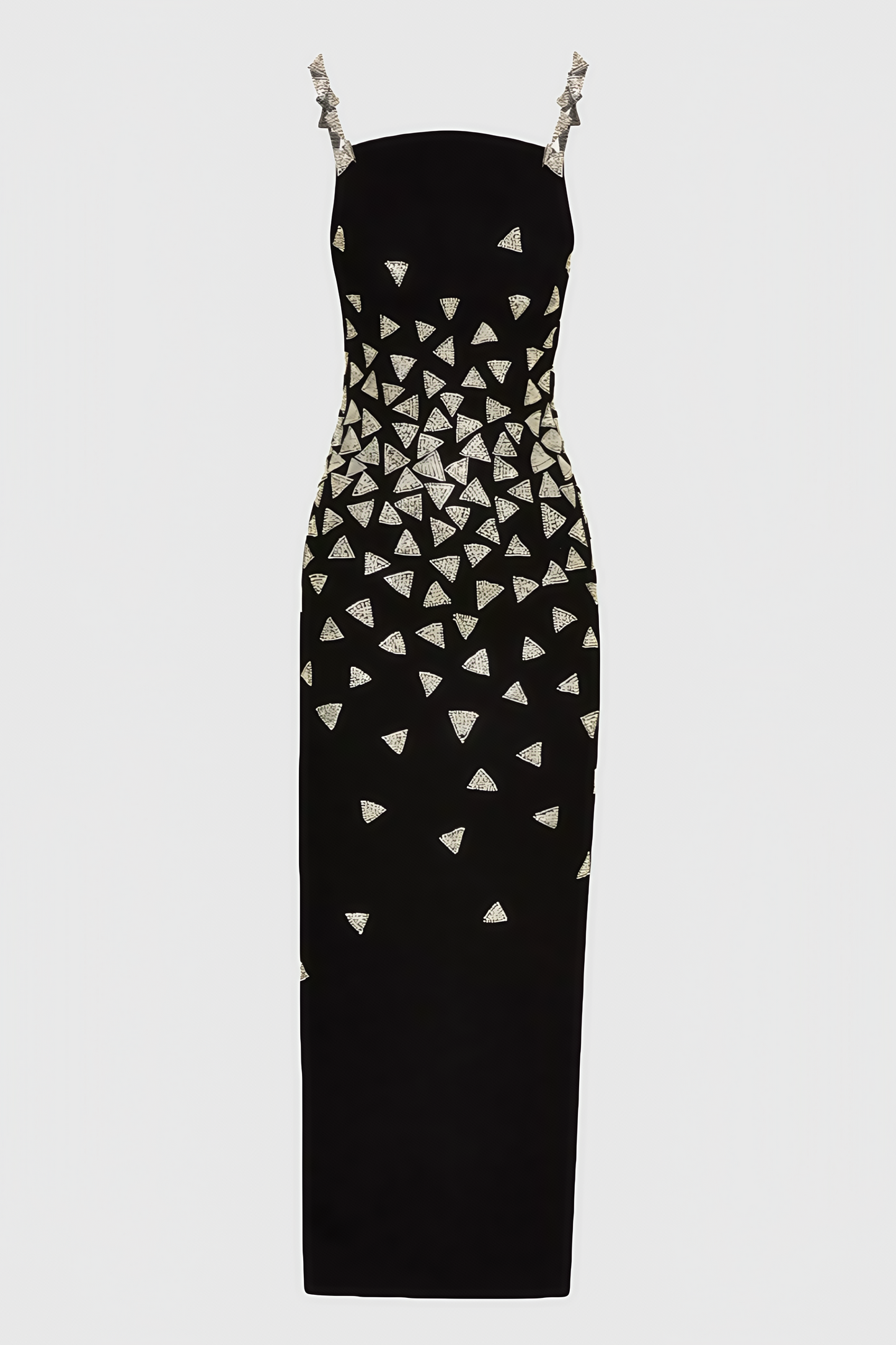 Austin Black Strapless Sequin Maxi Dress
