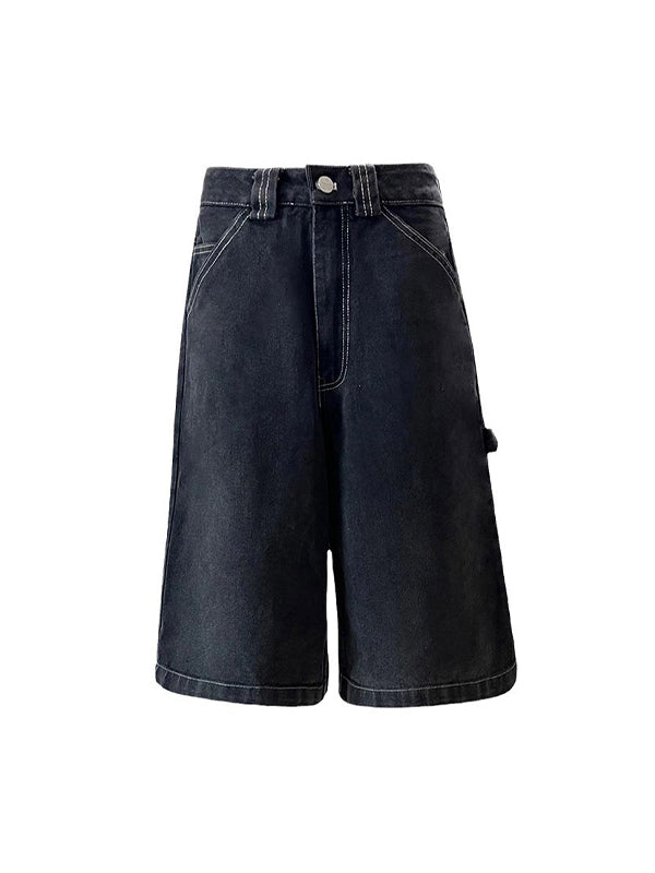 American Vintage Loose Denim Shorts