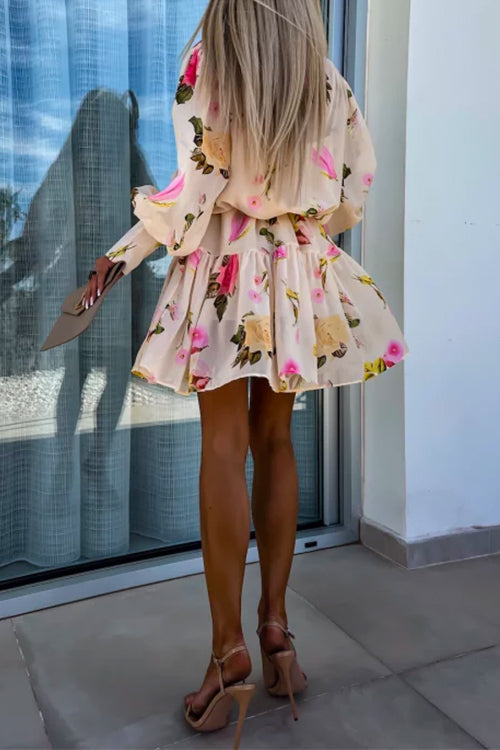 Sunset And Dreams Floral Mini Dress