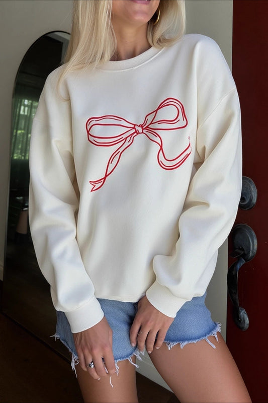 Sweet Chic Relaxed Round Neck Blouse