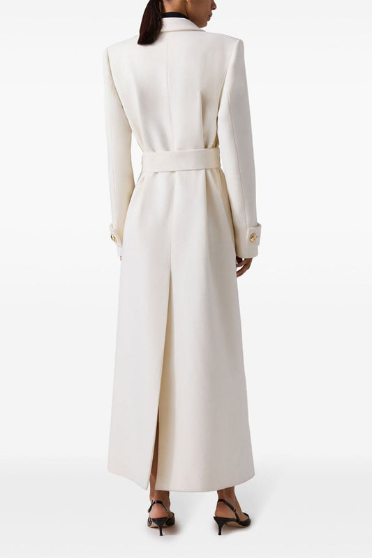 Long Double Breasted Trench Coat