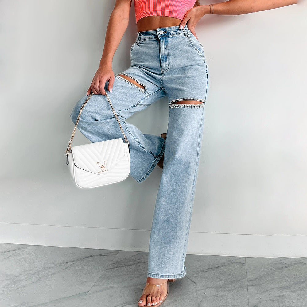 Denim Dazzle Jeans - Blue