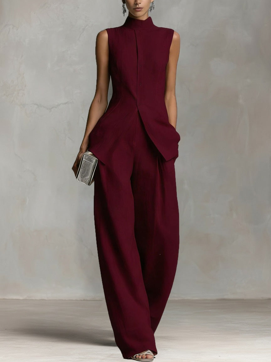 Women's Solid Color Suit