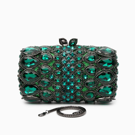 Rhinestone Crystal Clutch Bag by Reina