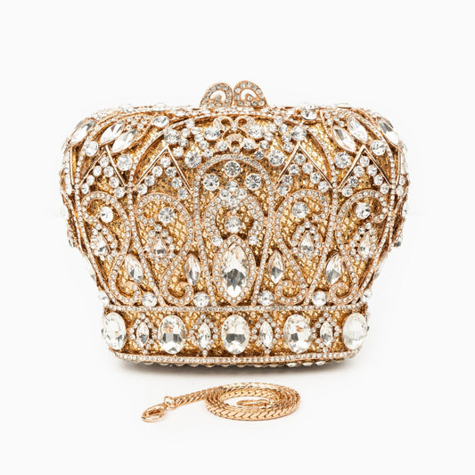 Crystal Crown Evening Bag