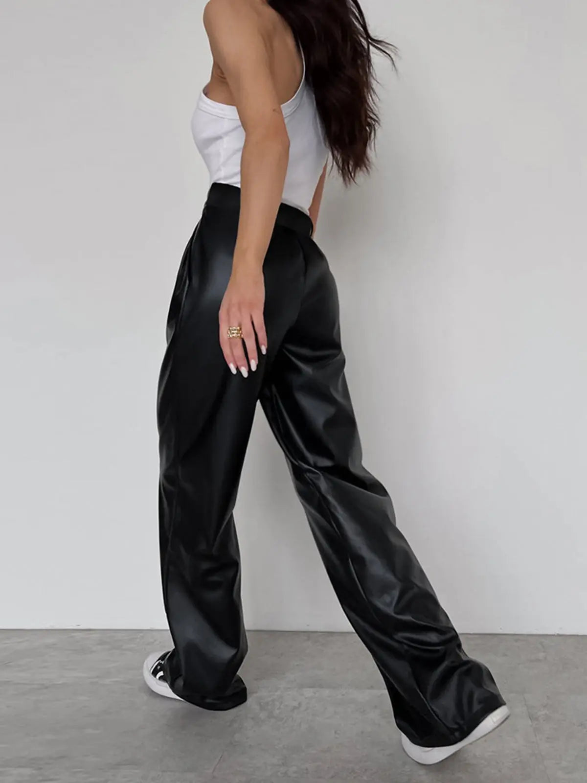 Women High Waist Baggy Pants