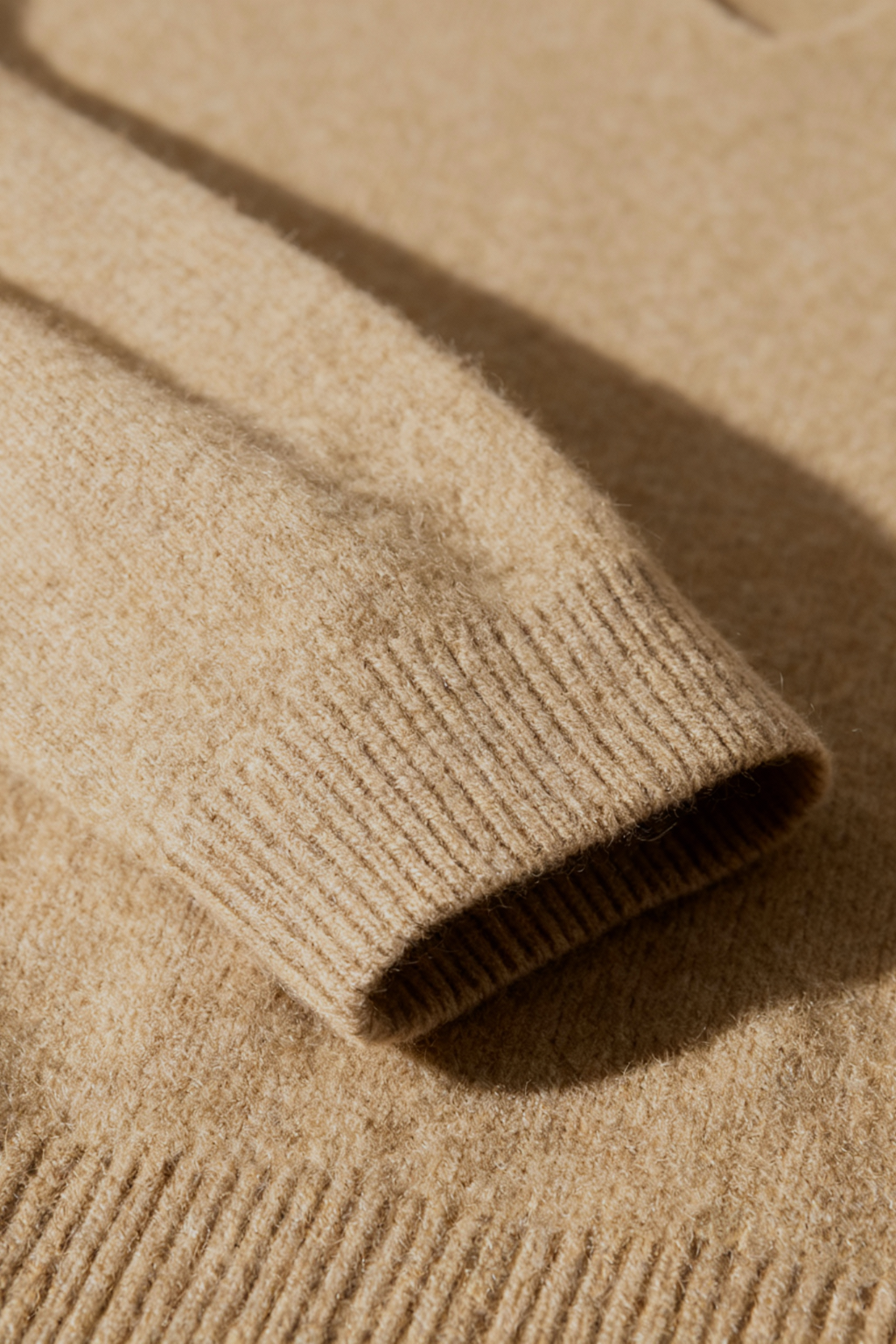 Cashmere V-Neck Sweater | Long Sleeve Knit, Slim Fit, Seamless Finish