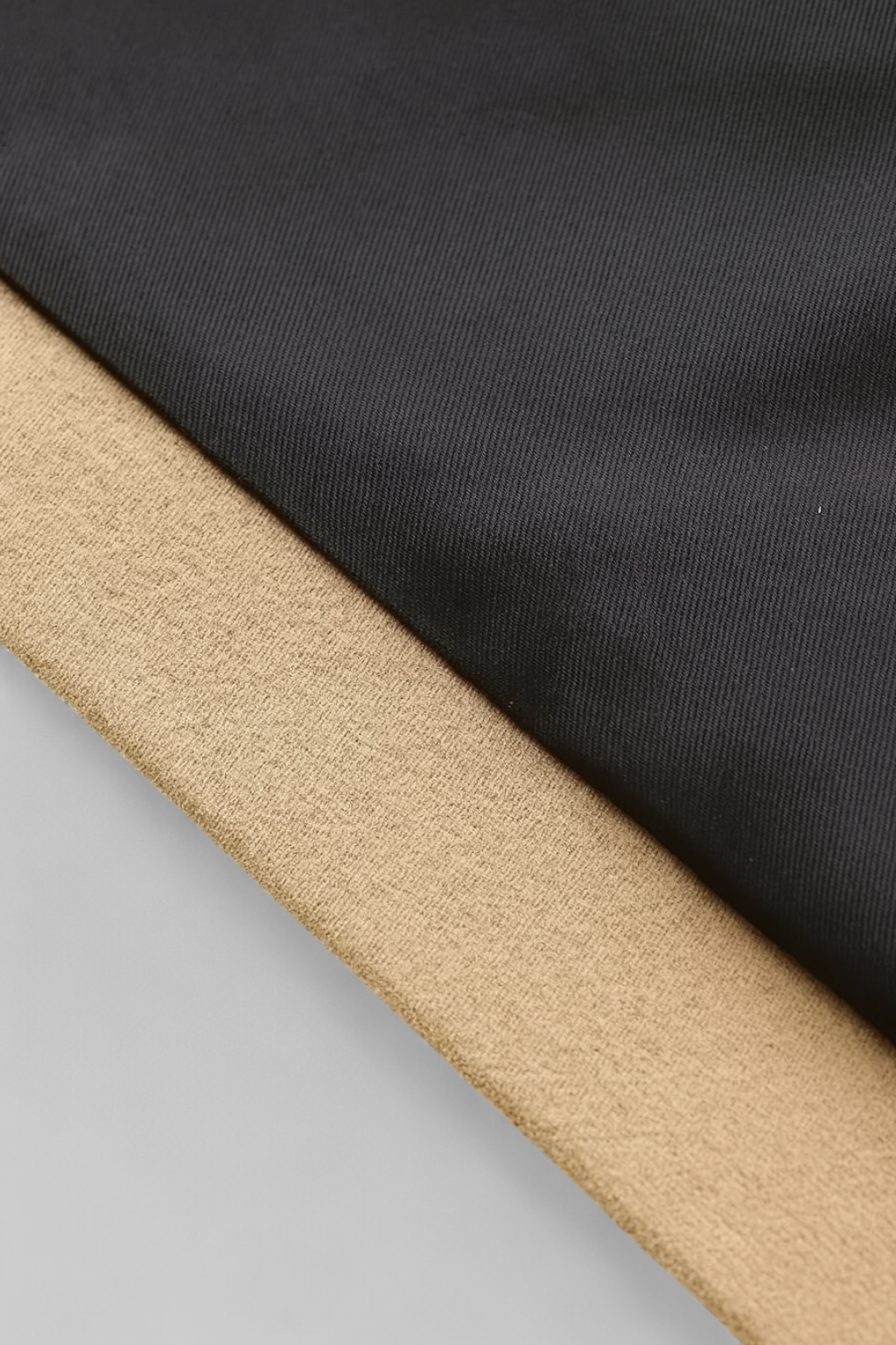 Cropped Suede-Effect Jacket | Button Front | Turn-Down Collar