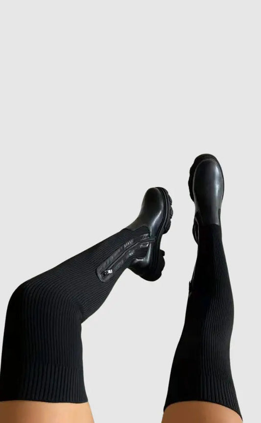 Women Stretch Wide Boot