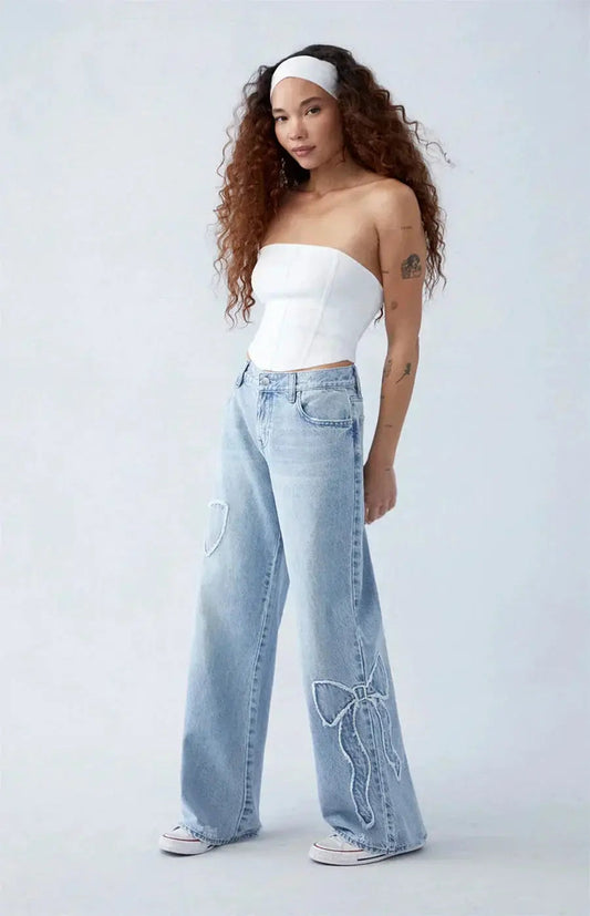 Women Wide Leg Jeans