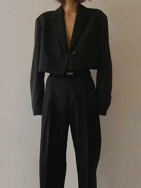 | Chic Cropped Blazer