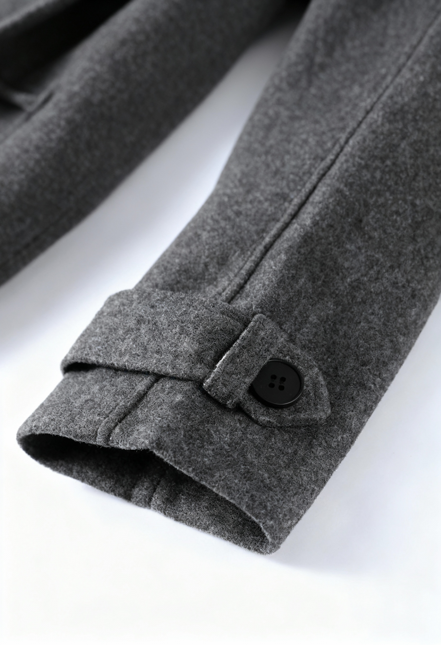 Long Double-Breasted Coat | Belted Waist | Relaxed Fit