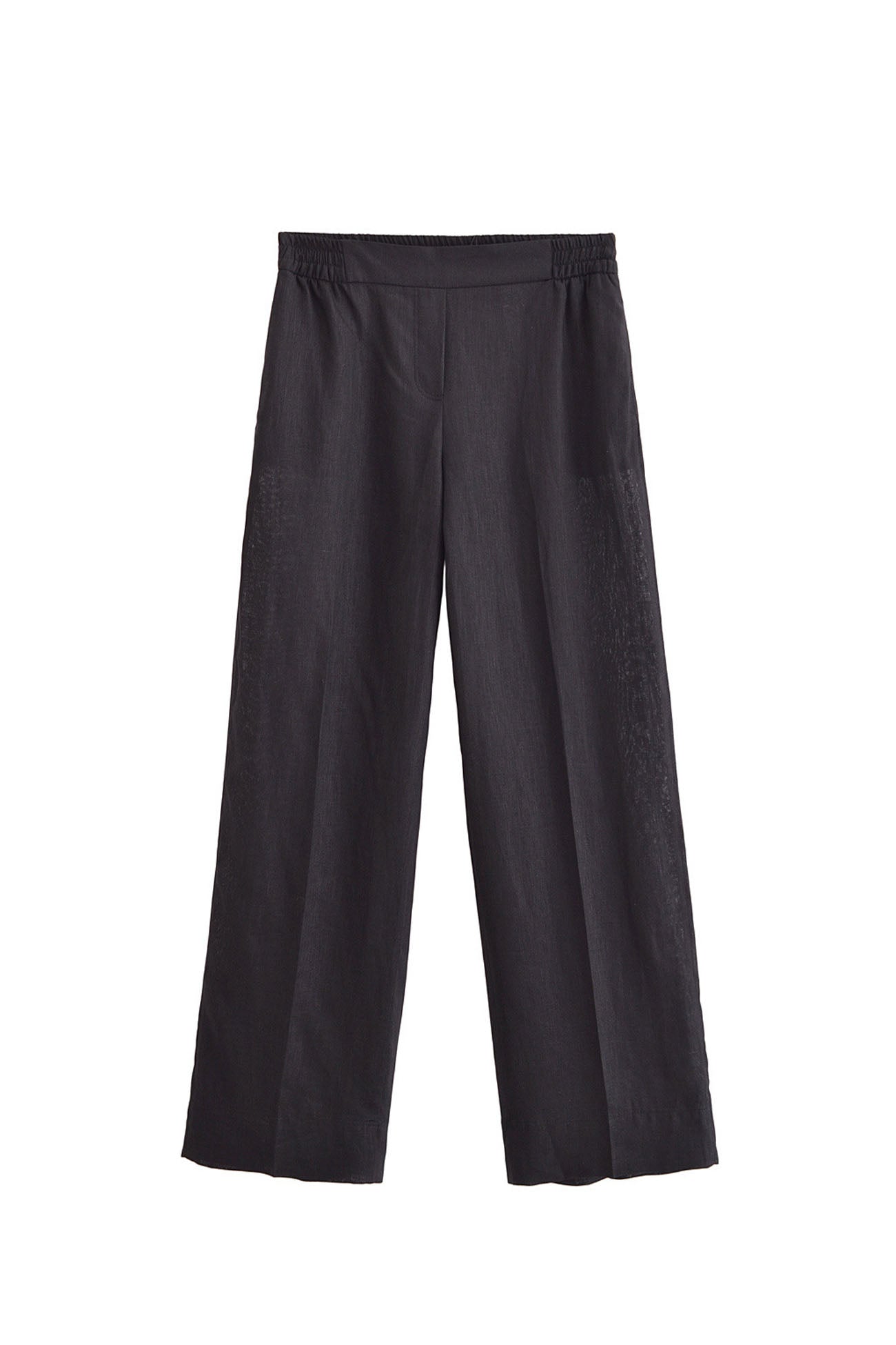 Half Sleeve Drawstring Shirt Long Pants Two-Piece Set