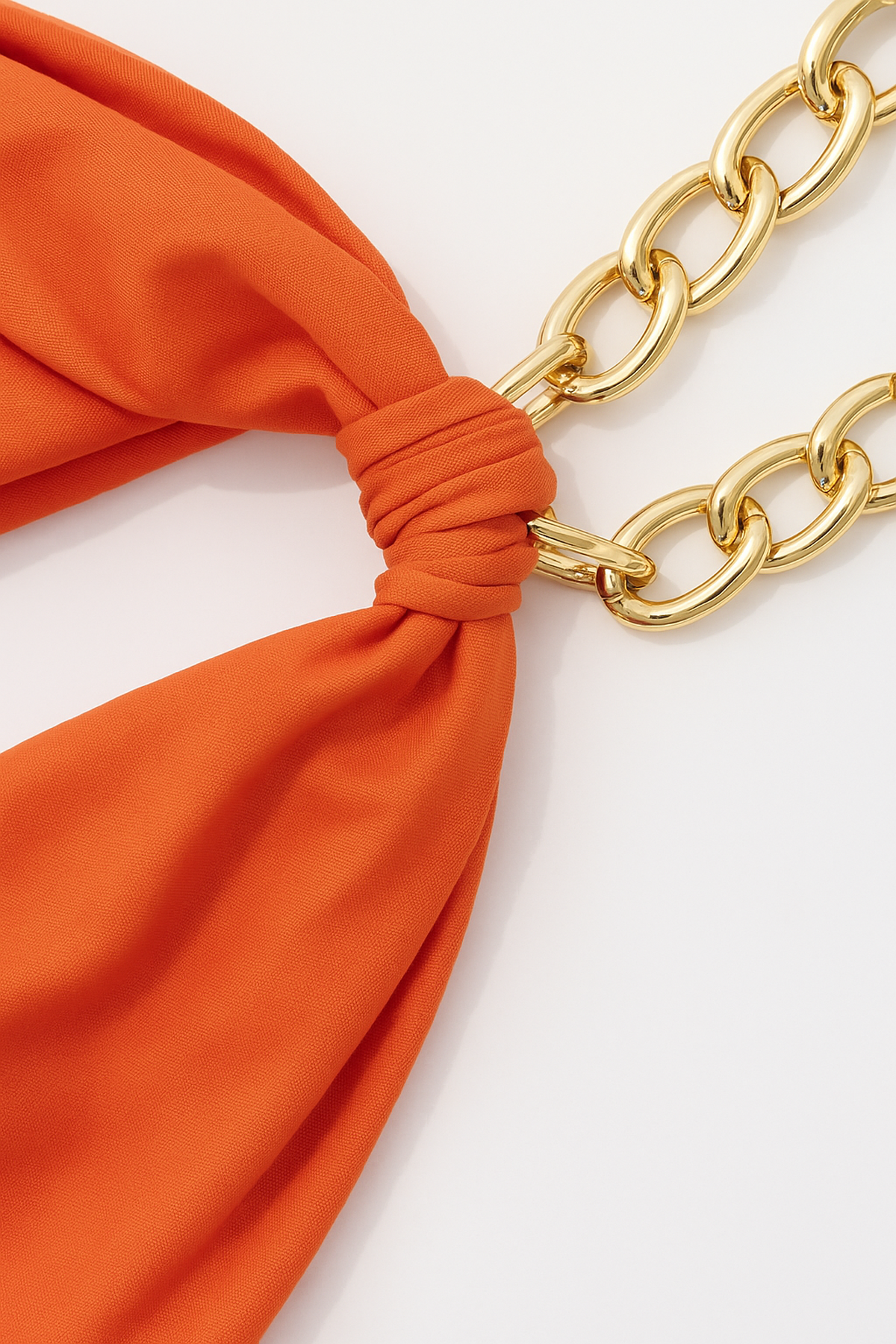 Halter Maxi Dress | Chain Neckline | Floor-Length Silhouette