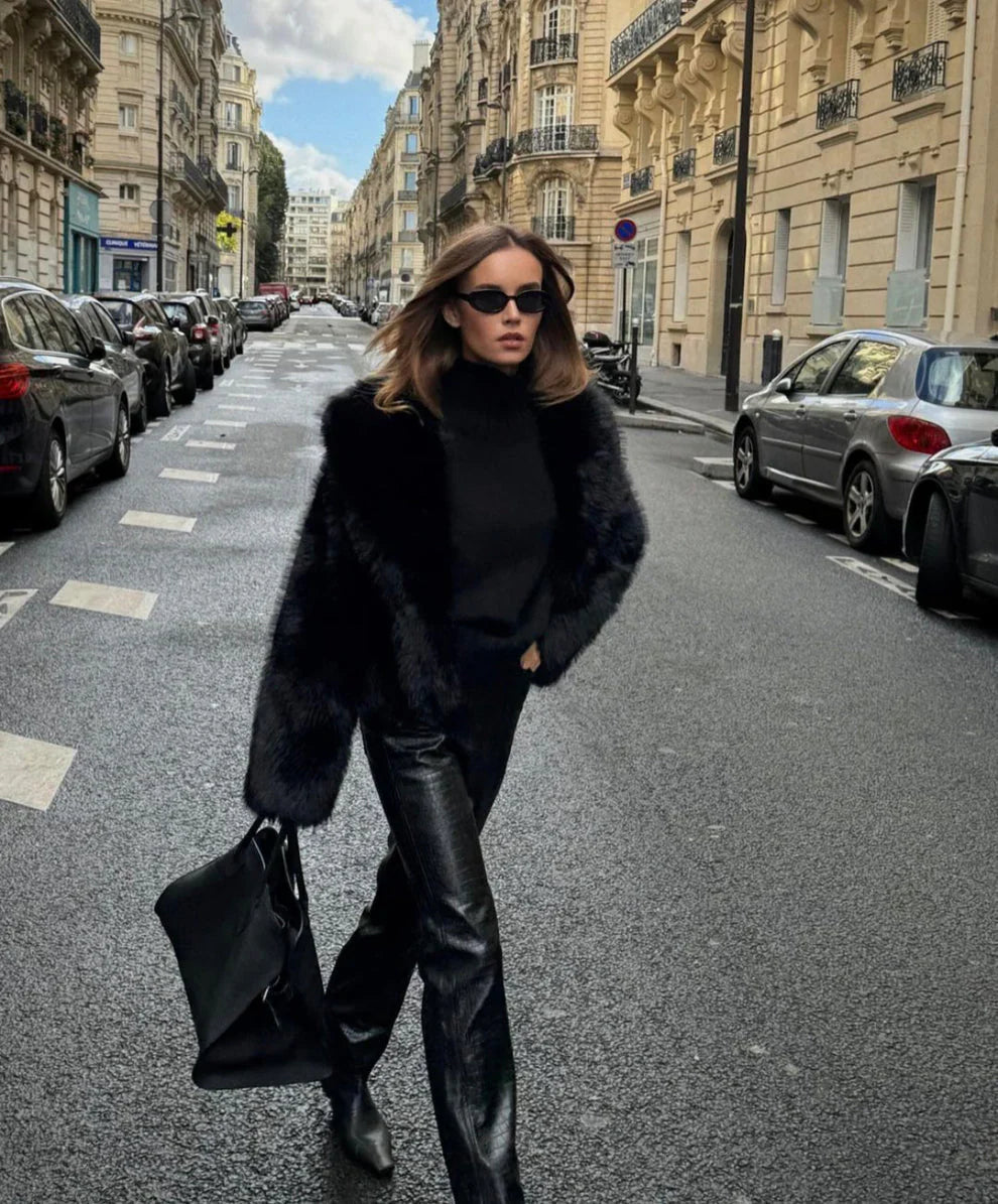 Isabella | Oversized Faux Fur Coat