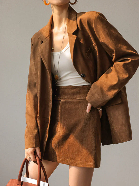 Retro Suede Jacket