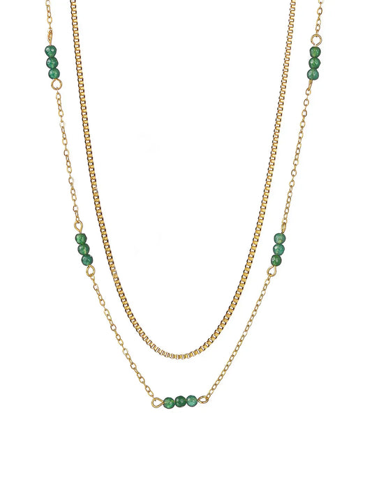 Minimalist Stackable Beaded Necklace