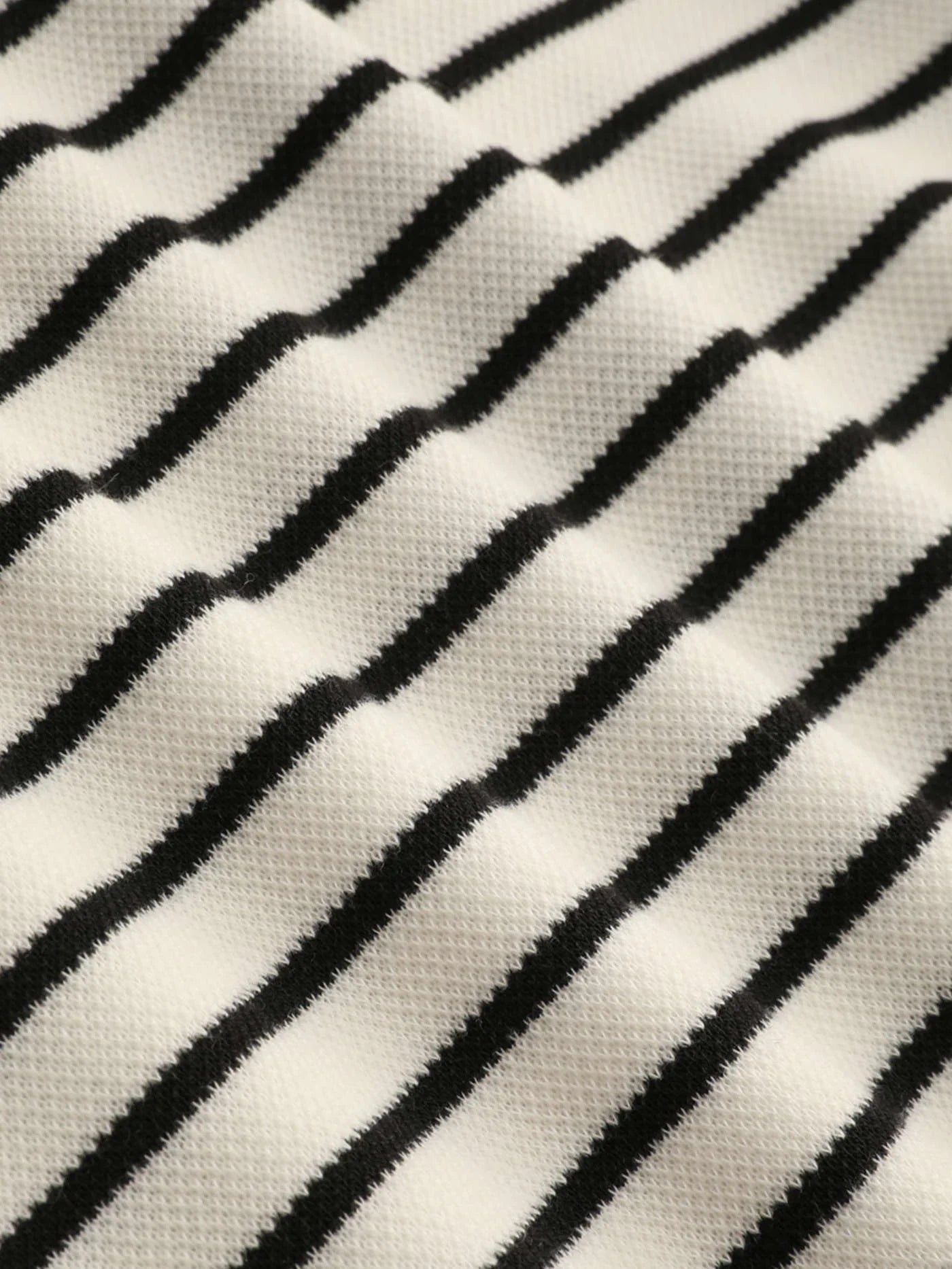 Sophisticated Stripe Breton Collared Pullover