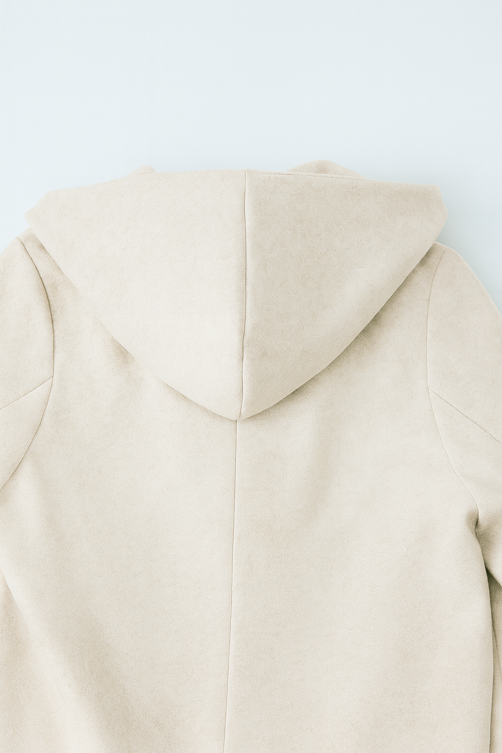 Hooded Long Wrap Coat | Double Breasted, Belted Waist, Clean Longline