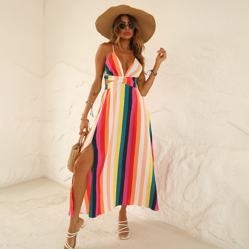 Nicoya Metallic Maxi Dress