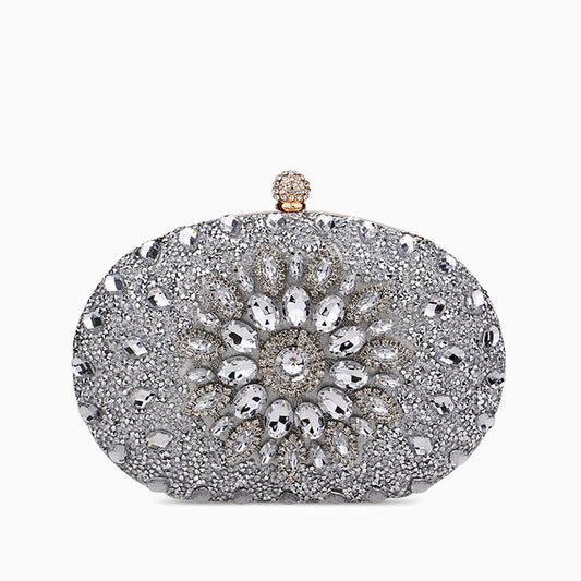 Diamond Encrusted Clutch Bag by Meghan