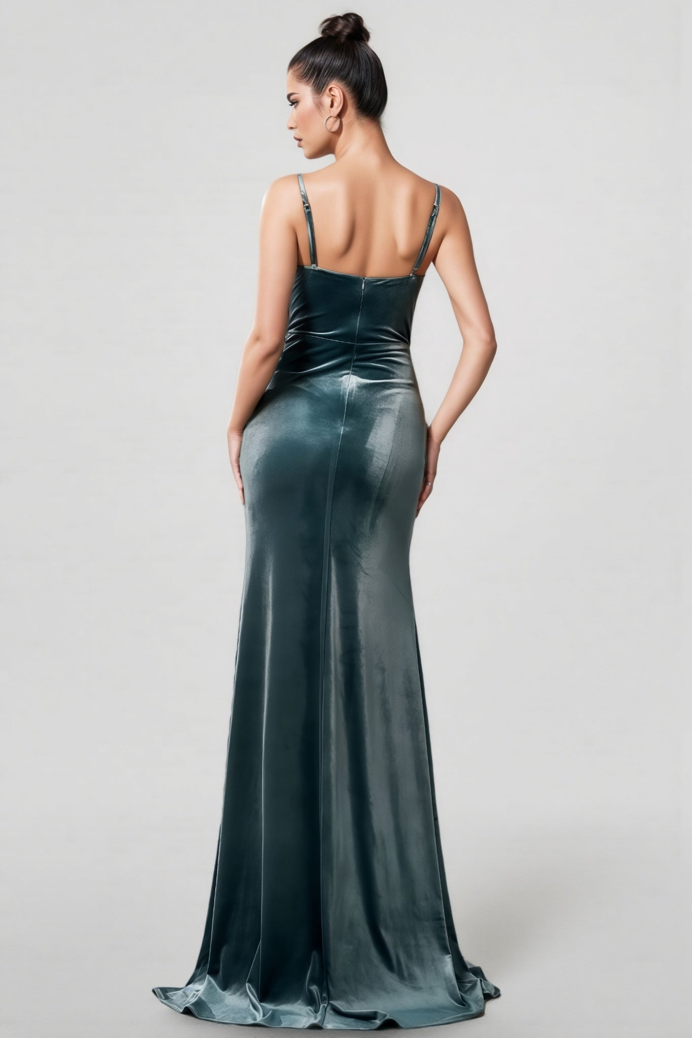Selene Halter High Cut Maxi Dress