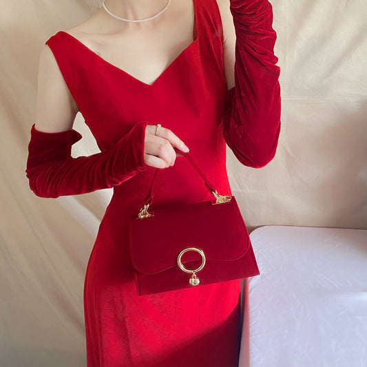 Velvet Dinner Handbag by Lynda