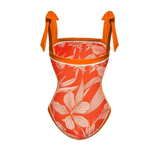 Tangerine Swimsuit - Orange