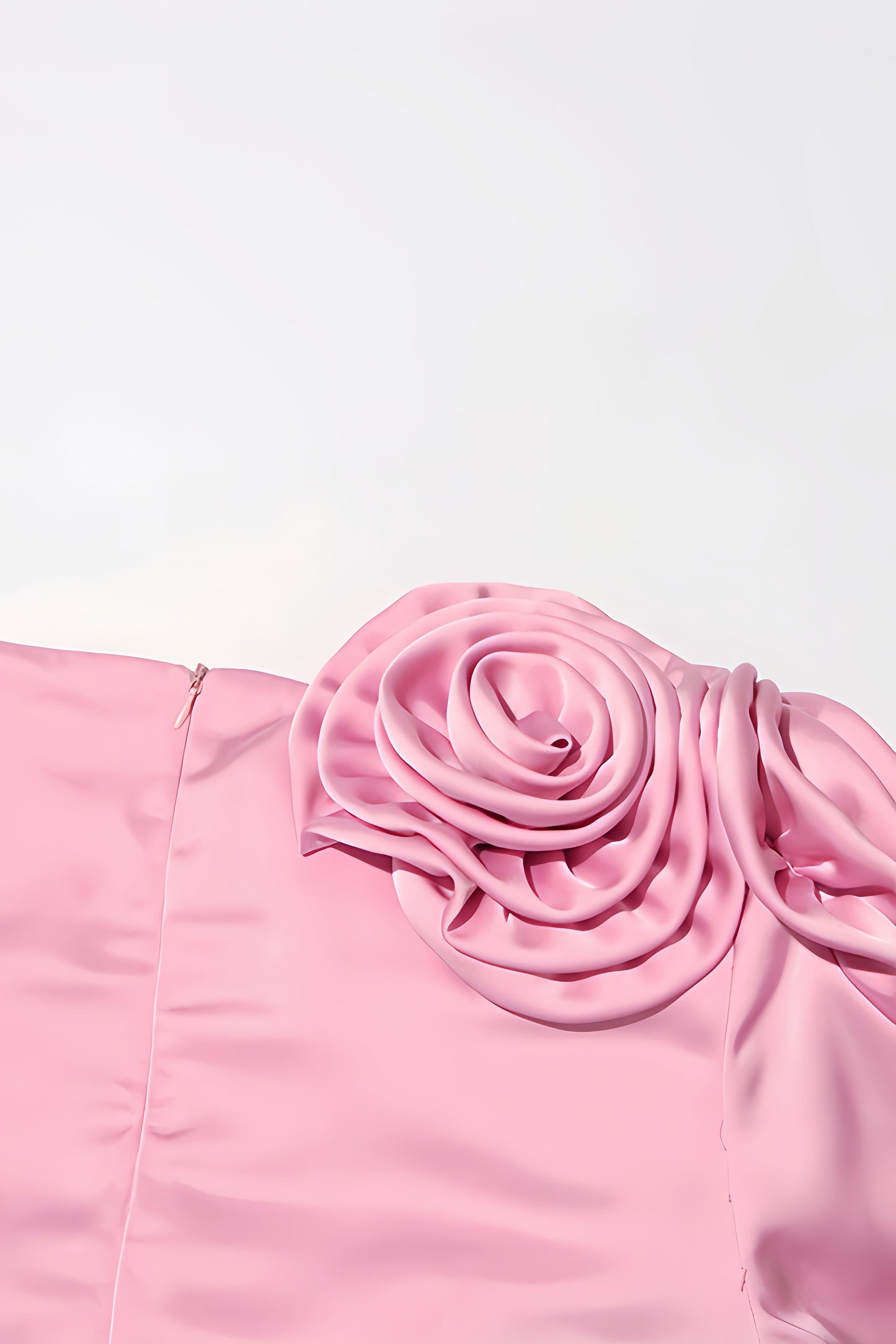 Samala 3D Floral Satin Maxi Dress