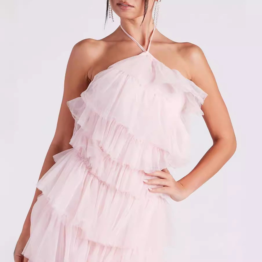 Party Pink Maxi Dress